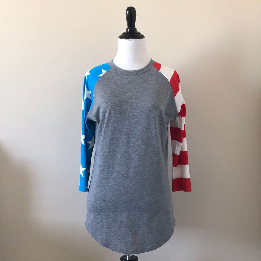 LuLaRoe Americana Randy Tee